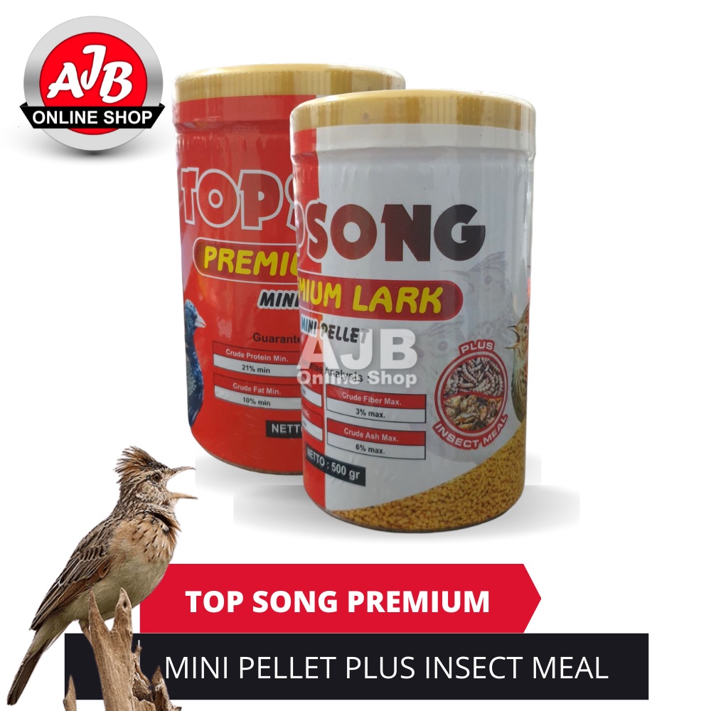 TOPSONG PREMIUM LARK TOP SONG PAKAN BURUNG BRANJANGAN MINI PELET