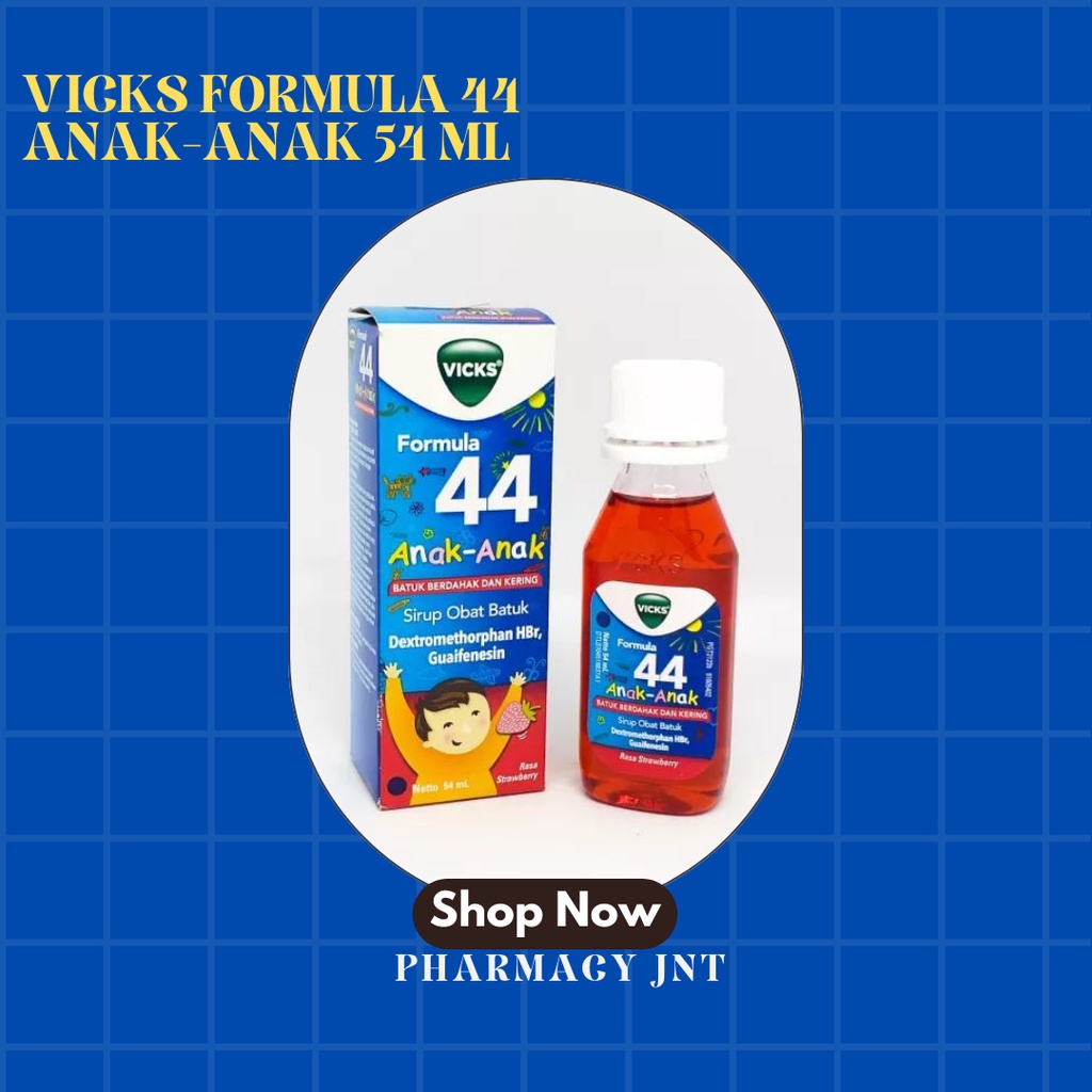 VICKS FORMULA 44 ANAK 27 ML / 54 ML / SIRUP BATUK