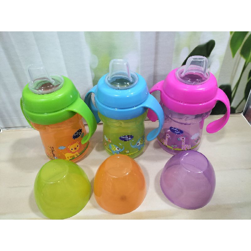 Botol Susu Wide Neck Nipple Model Dukbill Lembut/Training Cup Soft Spout BPA Free 125 Ml 4oz AP005