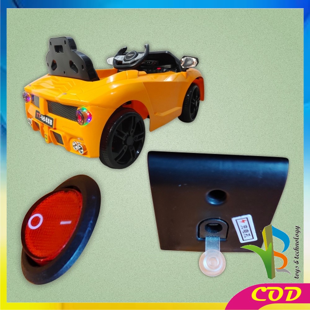 RB-M246 Mobil Aki Anak Ferari Varsa Mainan Mobil Mobilan Aki Anak Musik Lampu Ride On Remote Control