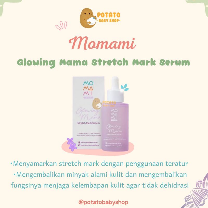 Momami Glowing Mama Strecth Mark Serum 50ml