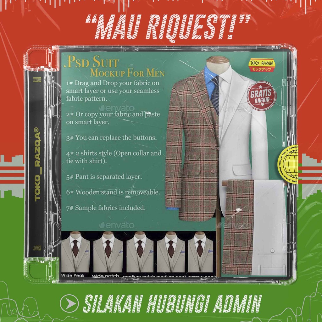PSD Custom Suit Mockup ◖MOCKUP◗