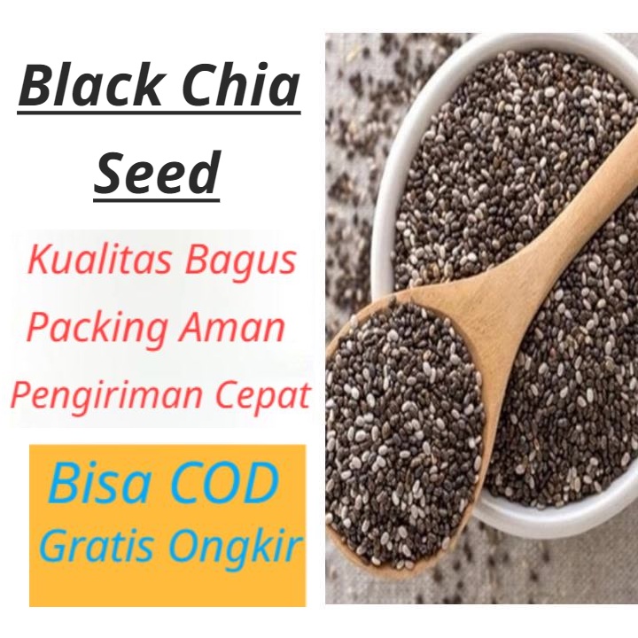 

Organik Black Chia Seed 100grKualitas Bagus / Bumbu Dapur / Rempah / Bahan Es / Bumbu Masak