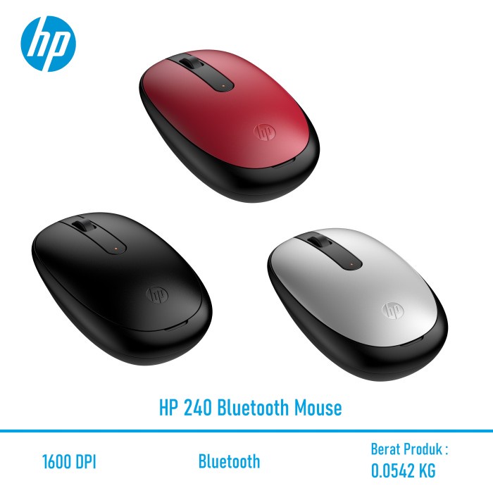 Mouse Wireless HP 240 Bluetooth 1600 DPI