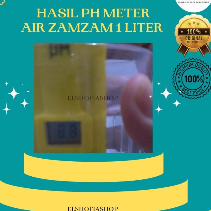 

Air ZamZam 1 Liter Original GRATIS SAFFRON/KISMIS