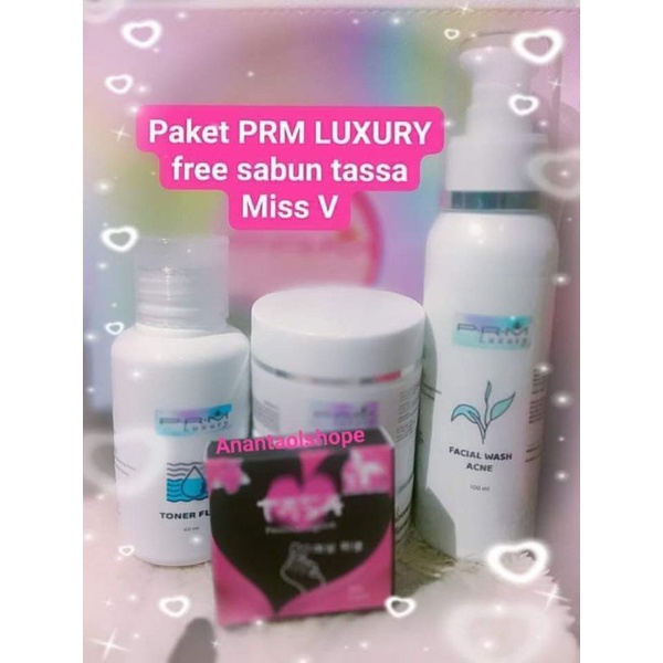 (FREE MINIGOLD) PRM LUXURY BPOM ORIGINAL PRM GLOW SKIN PRM ACNE PRM FLEK
