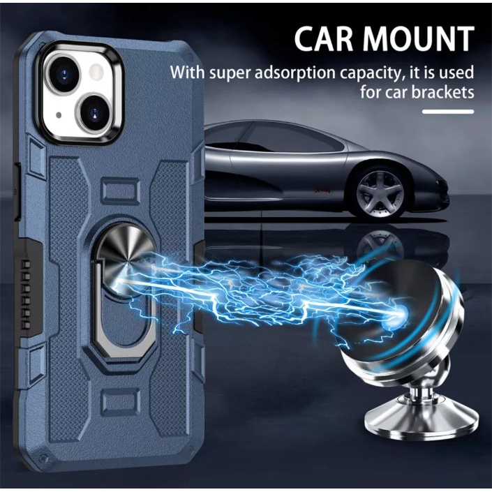 Case Armor IPHONE 11 PRO MAX Iring Cincin Magnetic Kesing Hp Protect kamera Premium Hard Case Standing Robot Pelindung Kamera