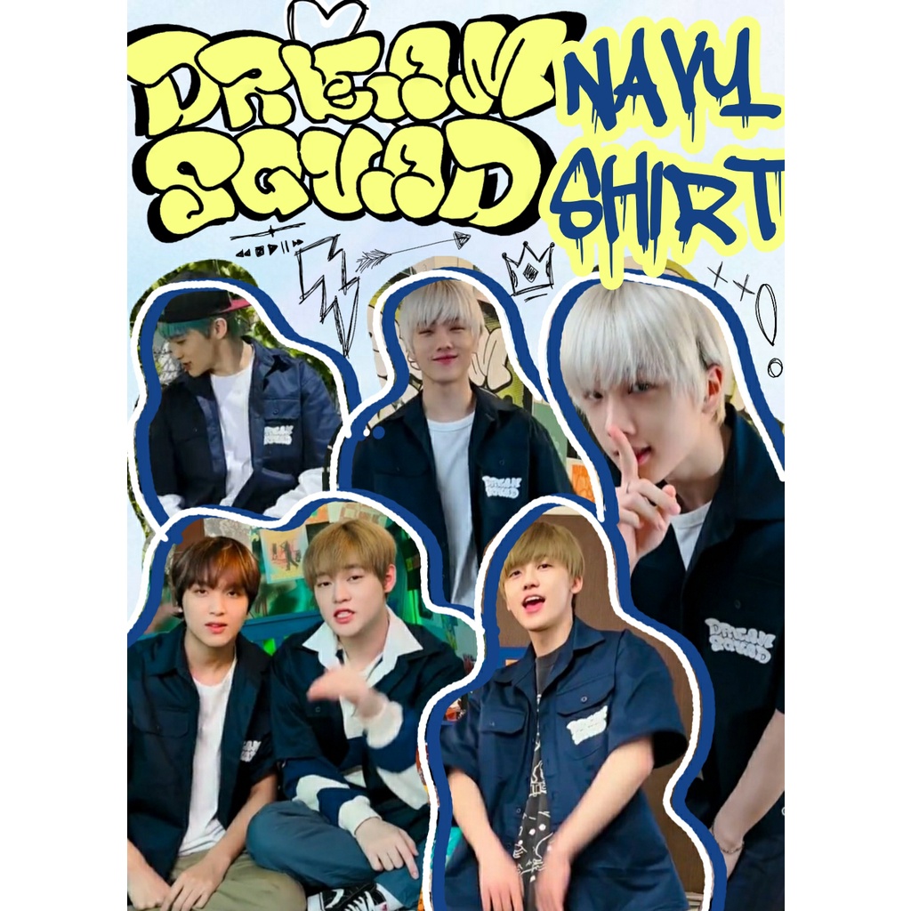 KEMEJA WORKSHIRT NCT DREAM / DREAM SQUAD (ready stock)