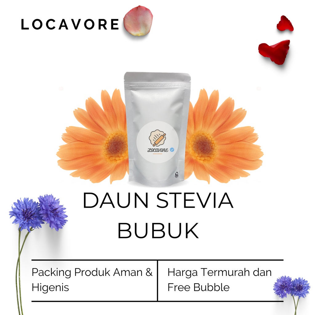 

Stevia Sweet Leaf Powder Pengganti Gula Stevia Bubuk 100 GR