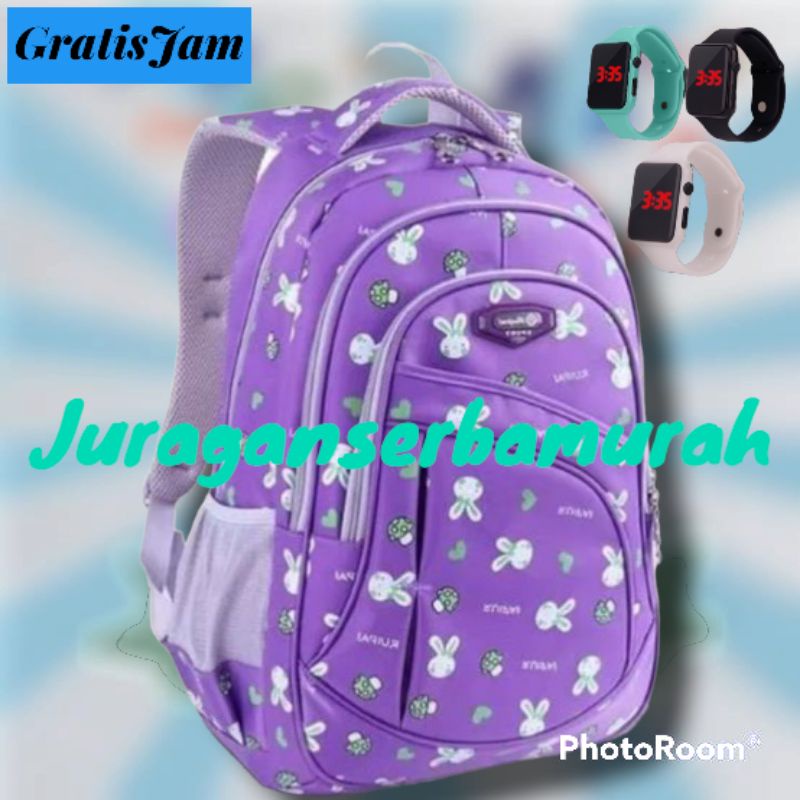 Tas ransel Sekolah SD SMP ukuran besar murah