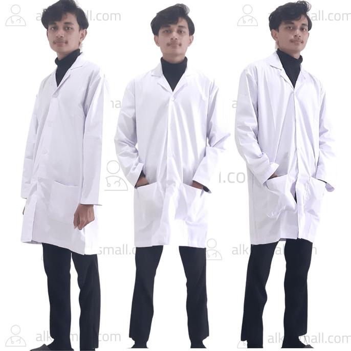 Jual Baju Seragam Jas Lab Laboratorium Laborat Praktek Lengan Panjang