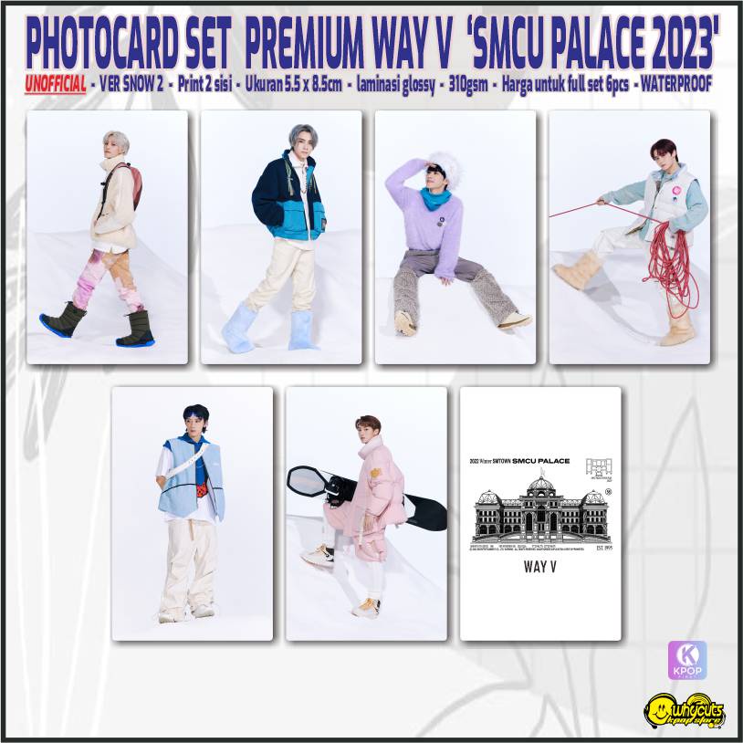 Unofficial Photocard Set Premium WAY V SMCU PALACE