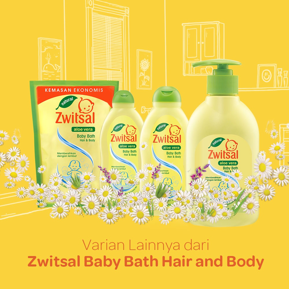 ZWITSAL BABY SHAMPOO ALOE VERA KEMIRI SELEDRI [ 100 ML ] - SHAMPO BAYI ALOEVERA SAMPO UNTUK RAMBUT BERSIH DAN LEMBUT