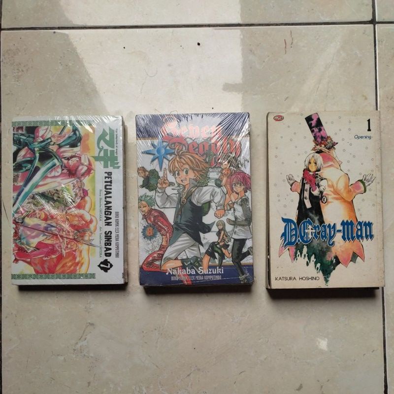 KOMIK MAGI : PETUALANGAN SINBAD SEVEN DEADLY SINS DAN D. GRAY-MAN