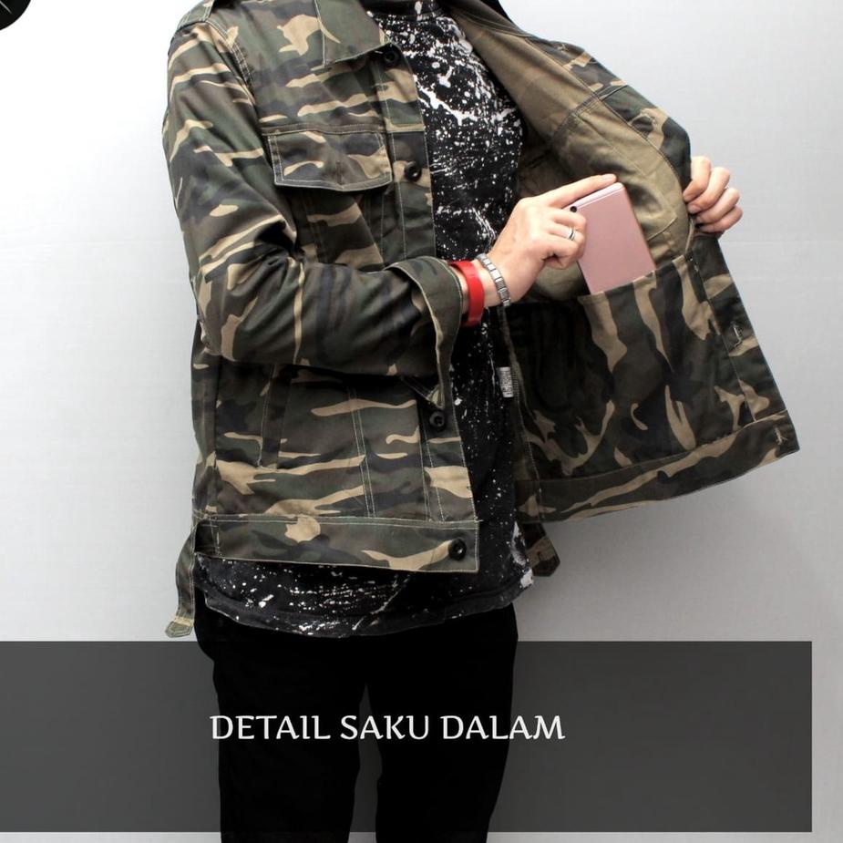 Sale JAKET PARKA ARMY PRIA FOUR POCKET ARMY-JAKET CANVAS ARMY PRIA