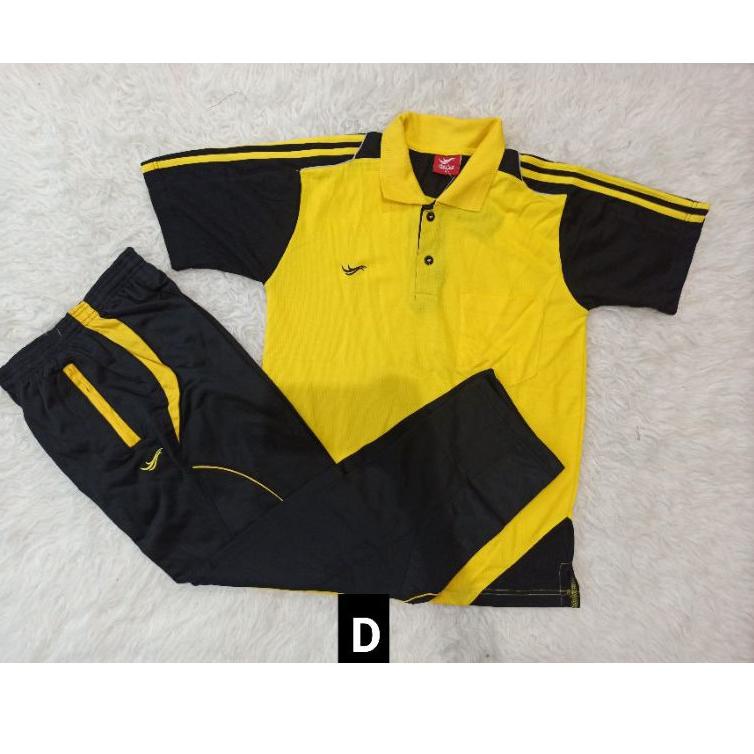[P-5]4 ♥] ⭐⭐⭐⭐⭐Setelan baju olahraga pak guru -setelan jalan santai lengan pendek termurah-bisa cod