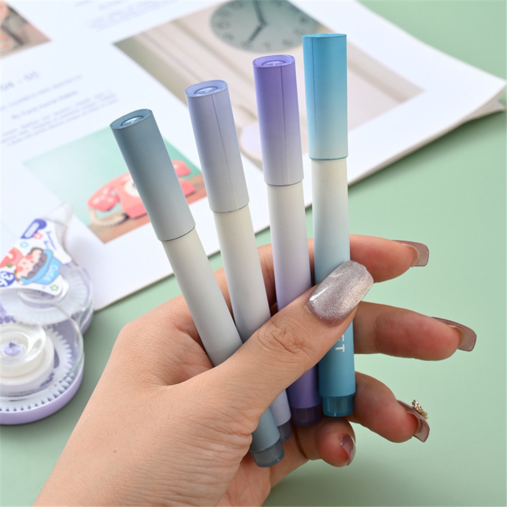 [COD Tangding]4 Pcs Gradual Colour Stabilo Pen Siswa Pelindung Mata Menandai Neon Pen Stationery