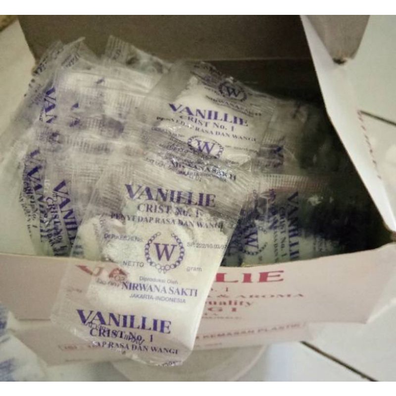 

Vanili Bubuk Kemasan Sachet per kotak 100pcs