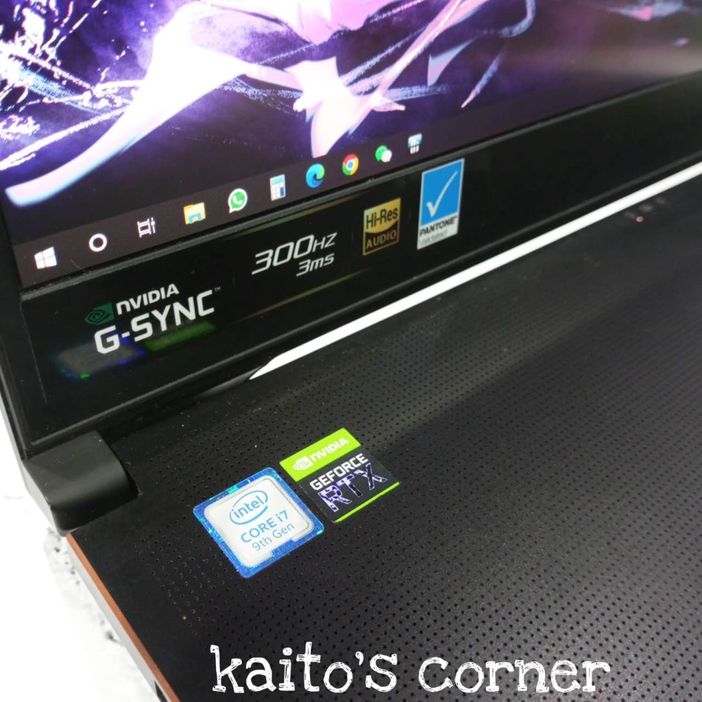 LAPTOP ASUS ZEPHYRUS S GX701GWR CORE I7GEN9 - LAYAR 17&quot; GAMING, MULUS + DUAL VGA