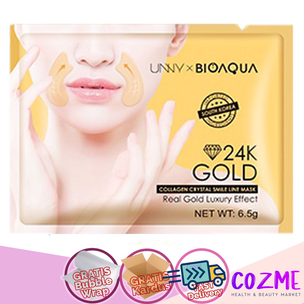 BIOAQUA 24K GOLD Collagen Crystal Smile Line Mask