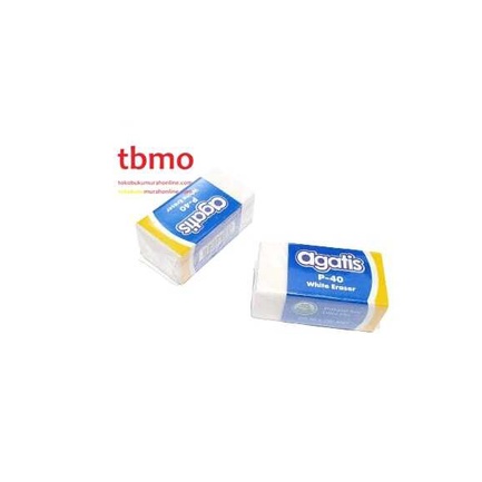

TBMO ECER AGATIS ERASER ECO WHITE 32.2X16X13MM STAEDTLER / PENGHAPUS