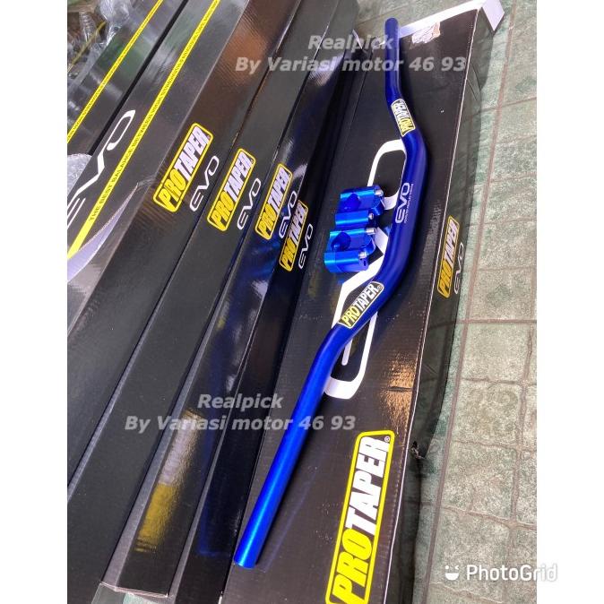 Handle bar stang protaper low biru wr155