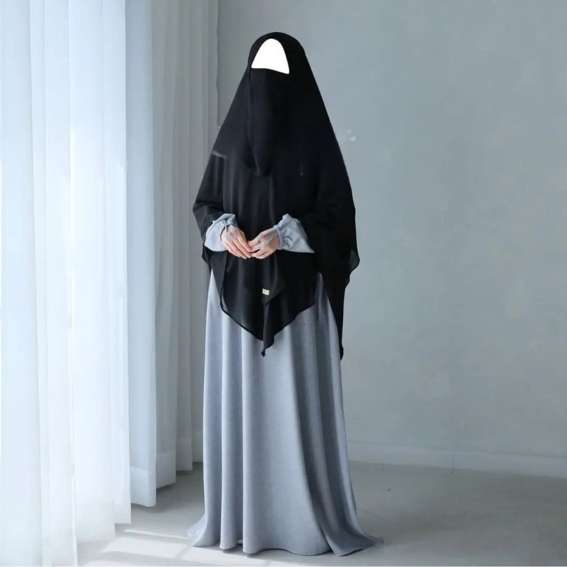 GAMIS SYARI POLOS / GAMIS WANITA TERBARU BAHAN KATUN MADINAH