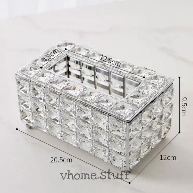 ヹ tempat tisu kotak tisu kristal kotak tisu gold tempat tisu gold tempat tisu kristal TERBARU 2690 ◉