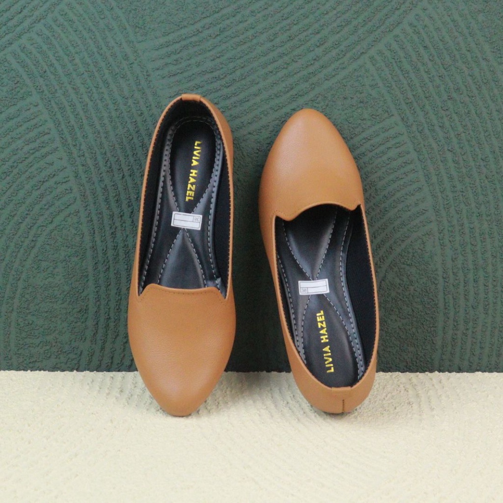 Sepatu Flat Shoes Polos Wanita HR14