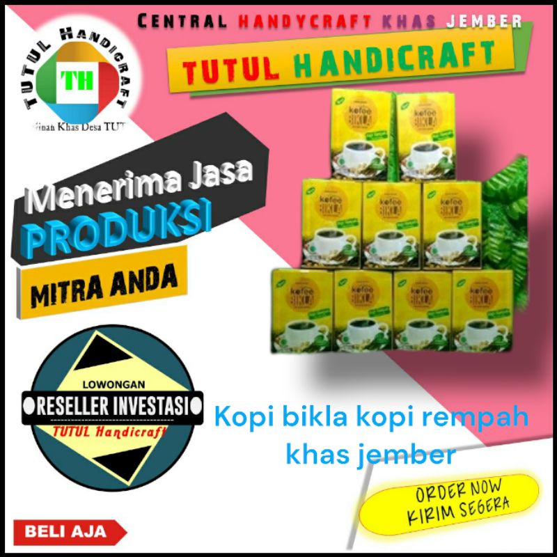 

PAKET 10 PCS KOPI BIKLA KOPI REMPAH Kopi Berkualitas BOX 20 SACHET