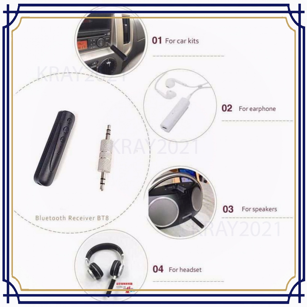 AUX 3.5mm Bluetooth Audio Receiver -CB073