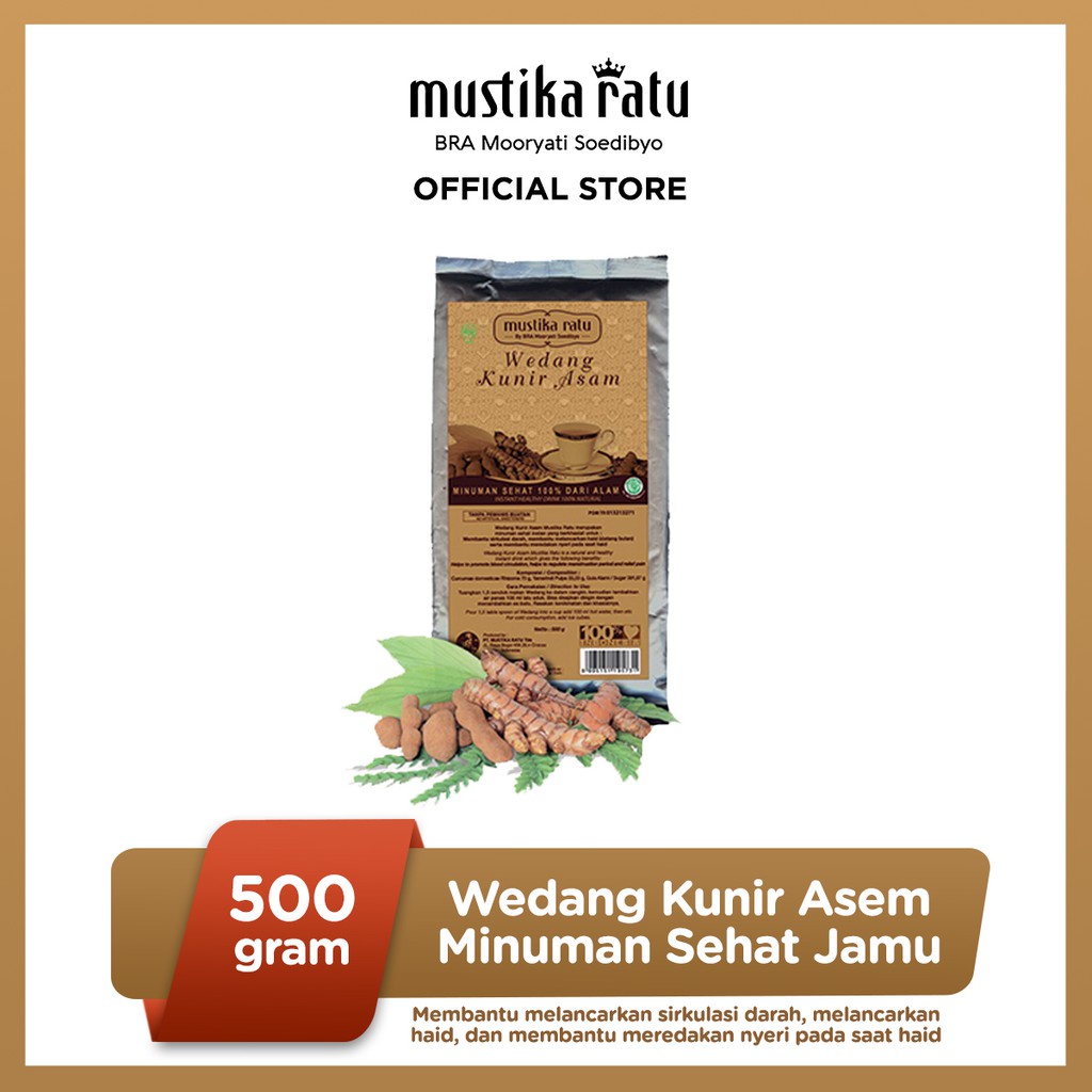 Mustika Ratu Wedang Jamu PolyBag 500gr