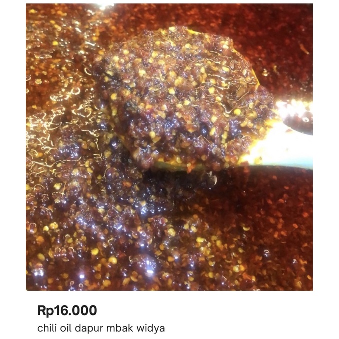 

chili oil Dapur Mbak Widya