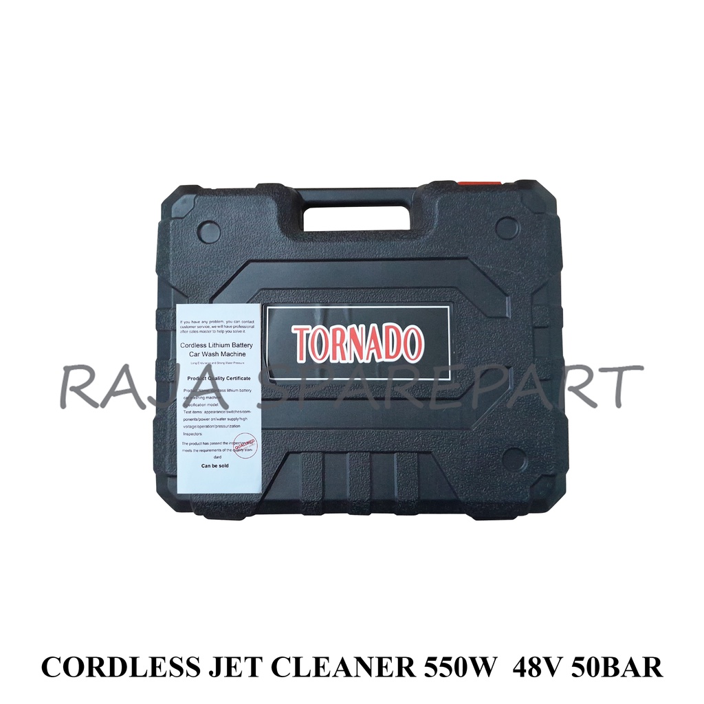 CORDLESS JET CLEANER 550W  48V 50BAR