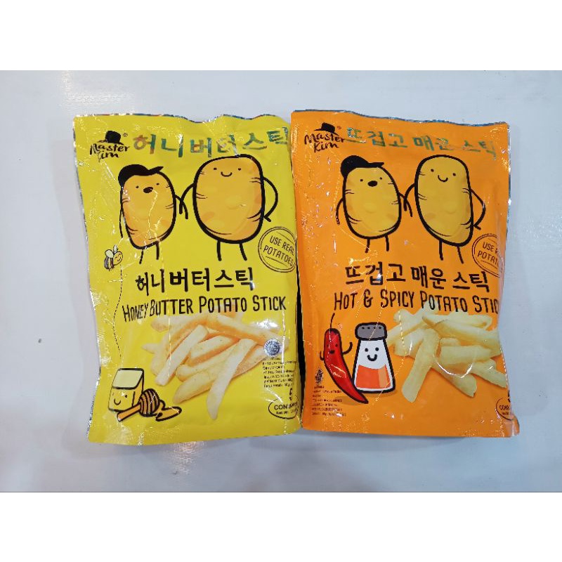 

MASTER KIM POTATO STIK 80gram/VARIANT MENTEGA MADU+PEDAS