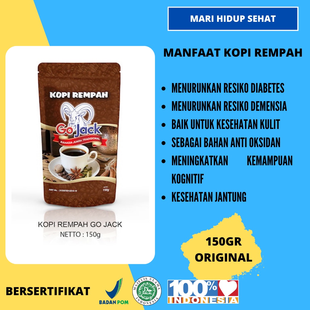 

Kopi Rempah Go Jack 150 Gram