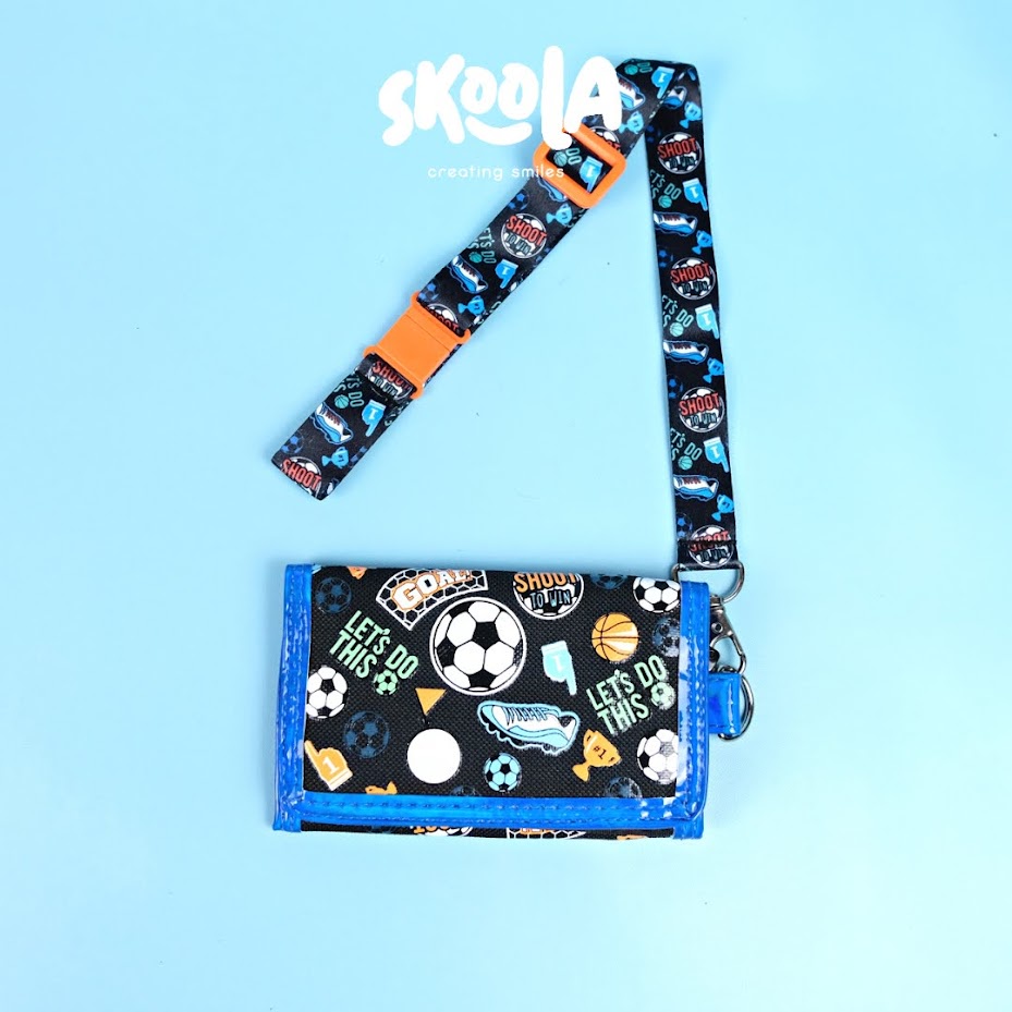 Skoola Dompet Mini Lanyard Anak Laki - Laki Astronot Bola - Rira Dara Aira