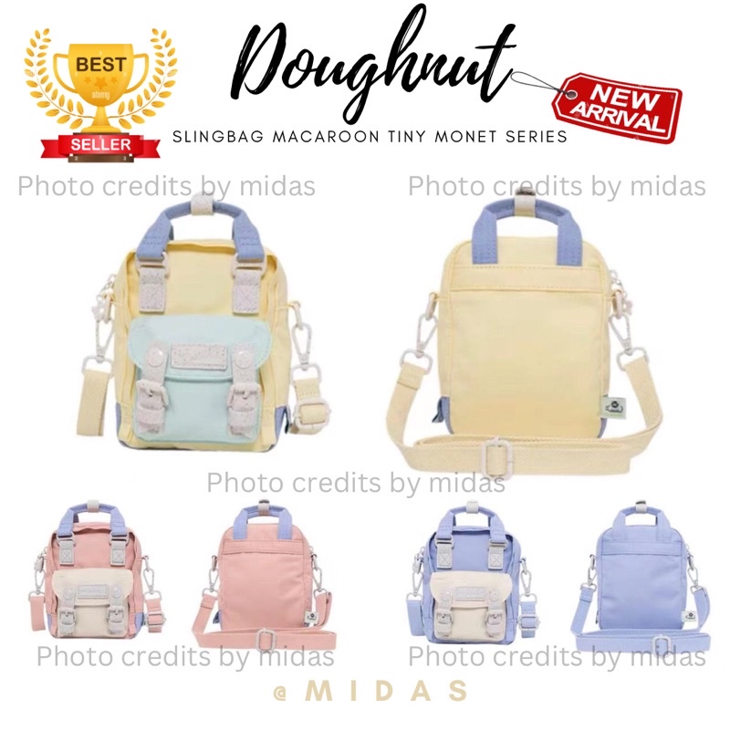 11.11 BIG SALE !! TAS SLINGBAG / TAS SELEMPANG DOUGHNUT MACAROON TINY MONET SERIES