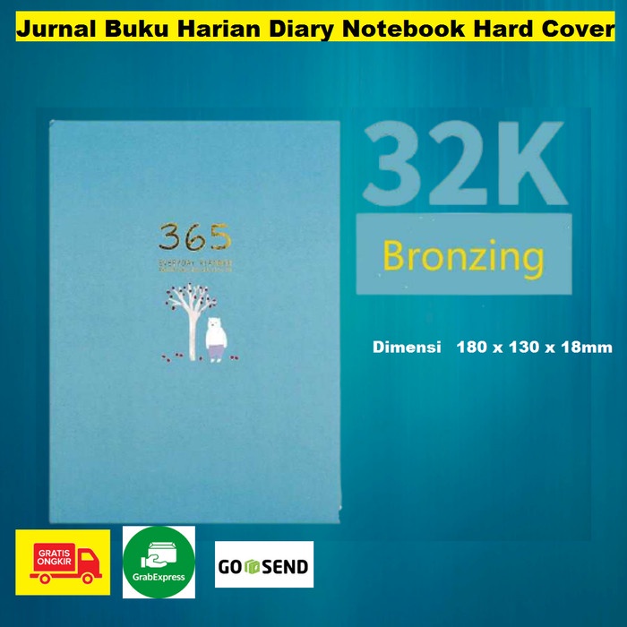 

✨NEW✨ - Jurnal Buku Harian Diary Notebook 365 Hari Hard Cover - Biru