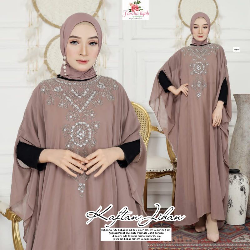 kaftan jihan / kaftan lebaran / abaya