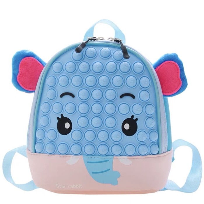 Tas pop it anak sekolah tas anak sd tas ransel popit tas - Elephant