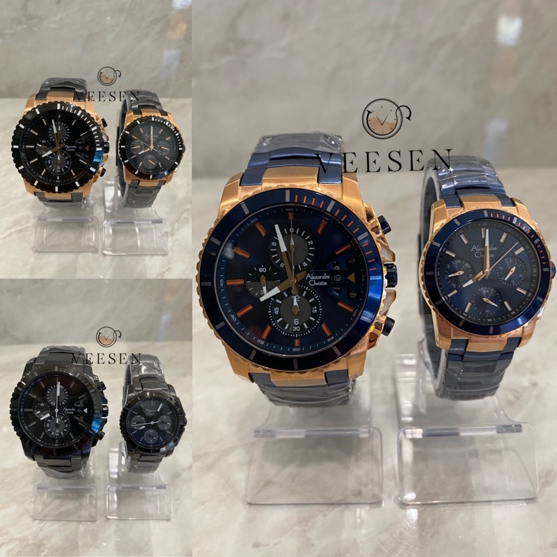 Jam Tangan Alexandre Christie Ac 6455 Original Couple