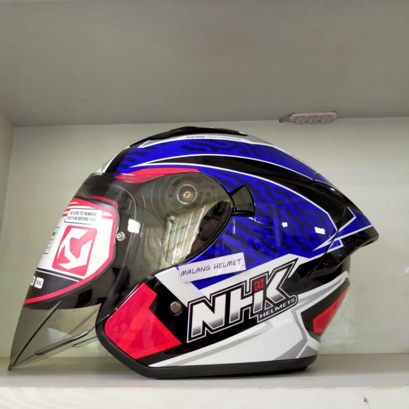 Helm NHK S1 GP PRO AZMAN #2 Black Red