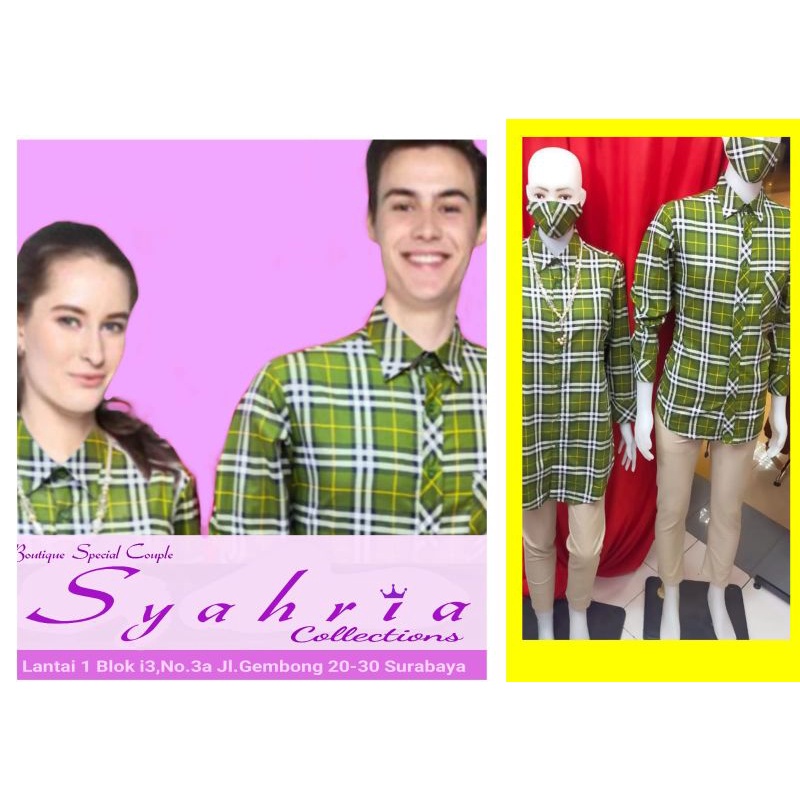 kemeja couple 2023 benhill original