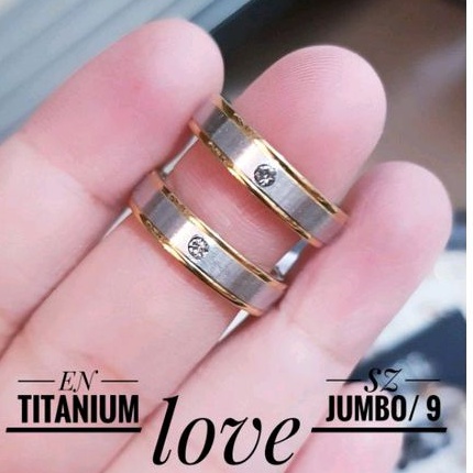 Cincin Titanium Size Besar Jumbo Satuan 1227a