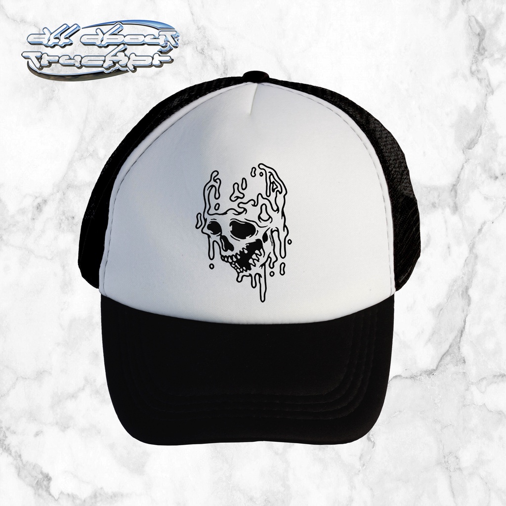 Melting Skull | Trucker Hat | All About Trucker