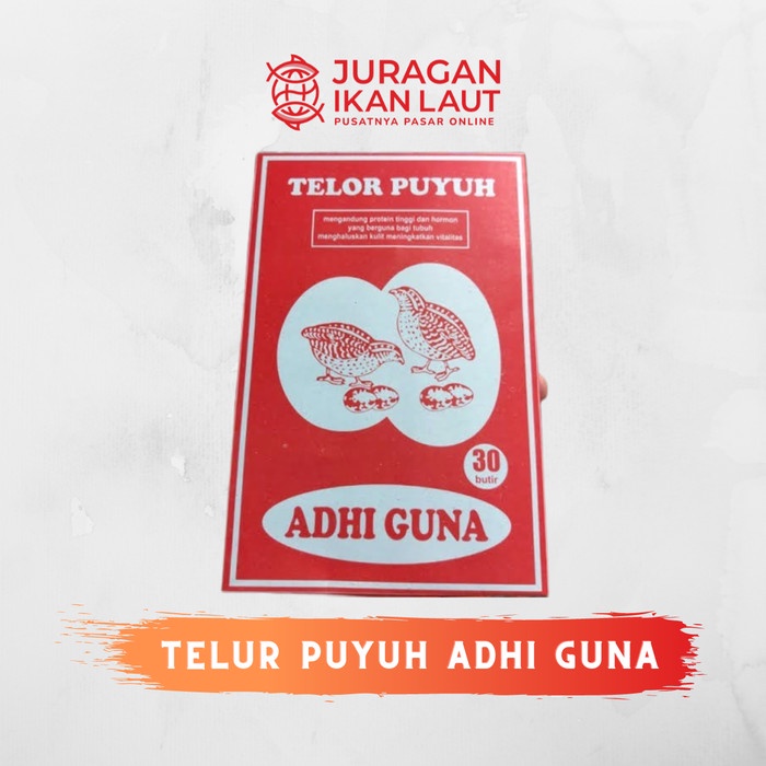 

Telur Puyuh Adhi Guna 1 Pack - Isi 30 Butir