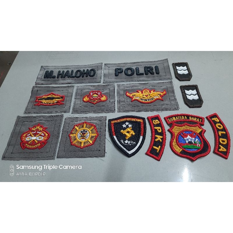 SPKT POLRI bahan Superfeel