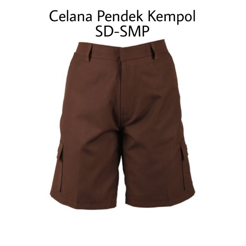 Seragam Pramuka Celana Pendek Kempol Seragam Pramuka Celana Kempol Pramuka Celana Kempol Cokelat