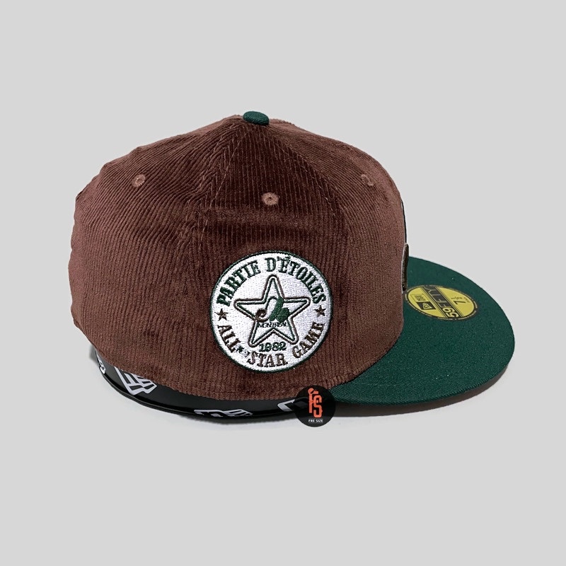 TOPI NEW ERA ORIGINAL 5950 COR ASG 1982 MONTREAL EXPOS WALNUT GREEN